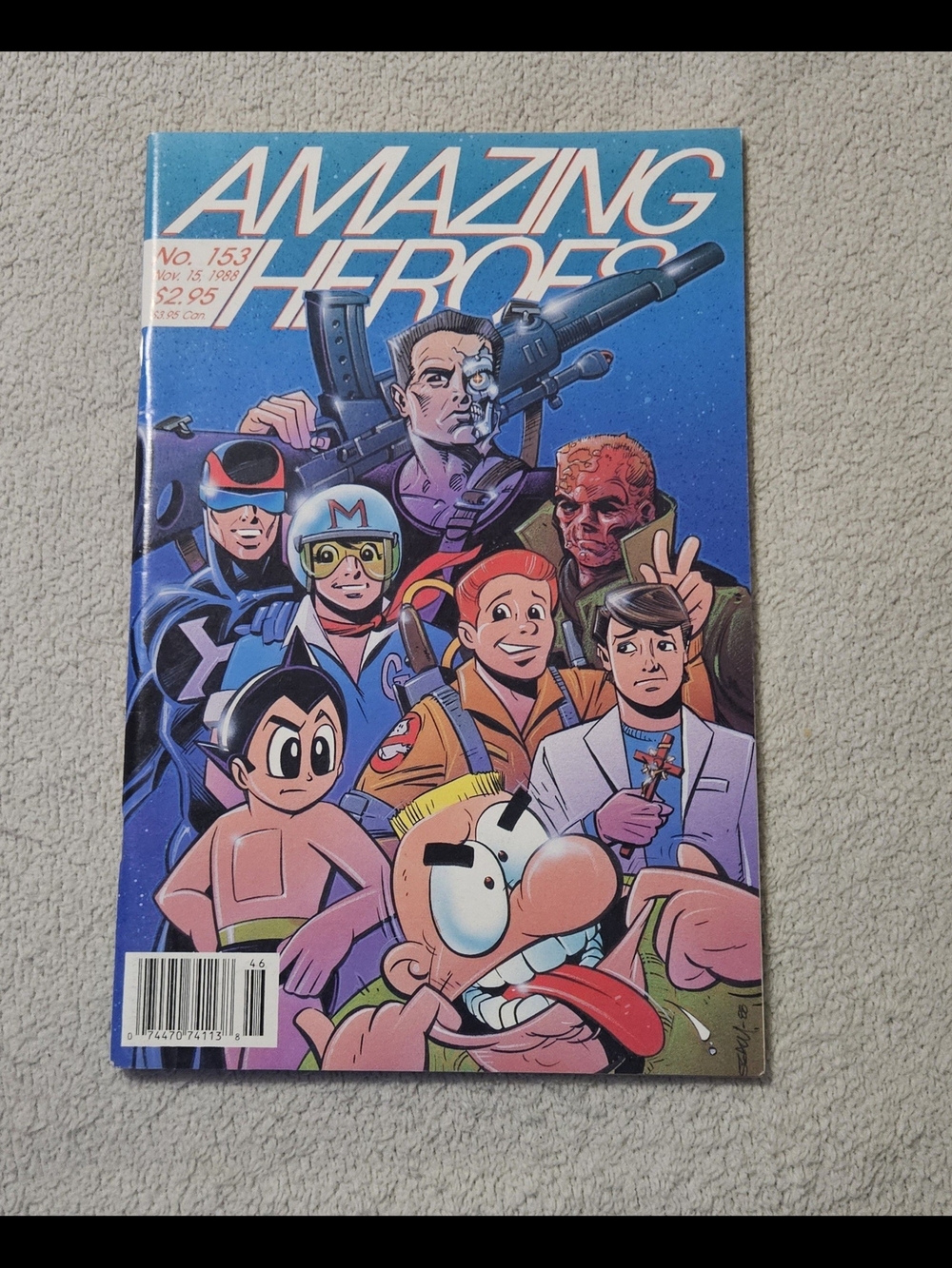 1988 AMAZING HEROES Comic Magazine #153  6.0 Speed Racer / Ralph Snart